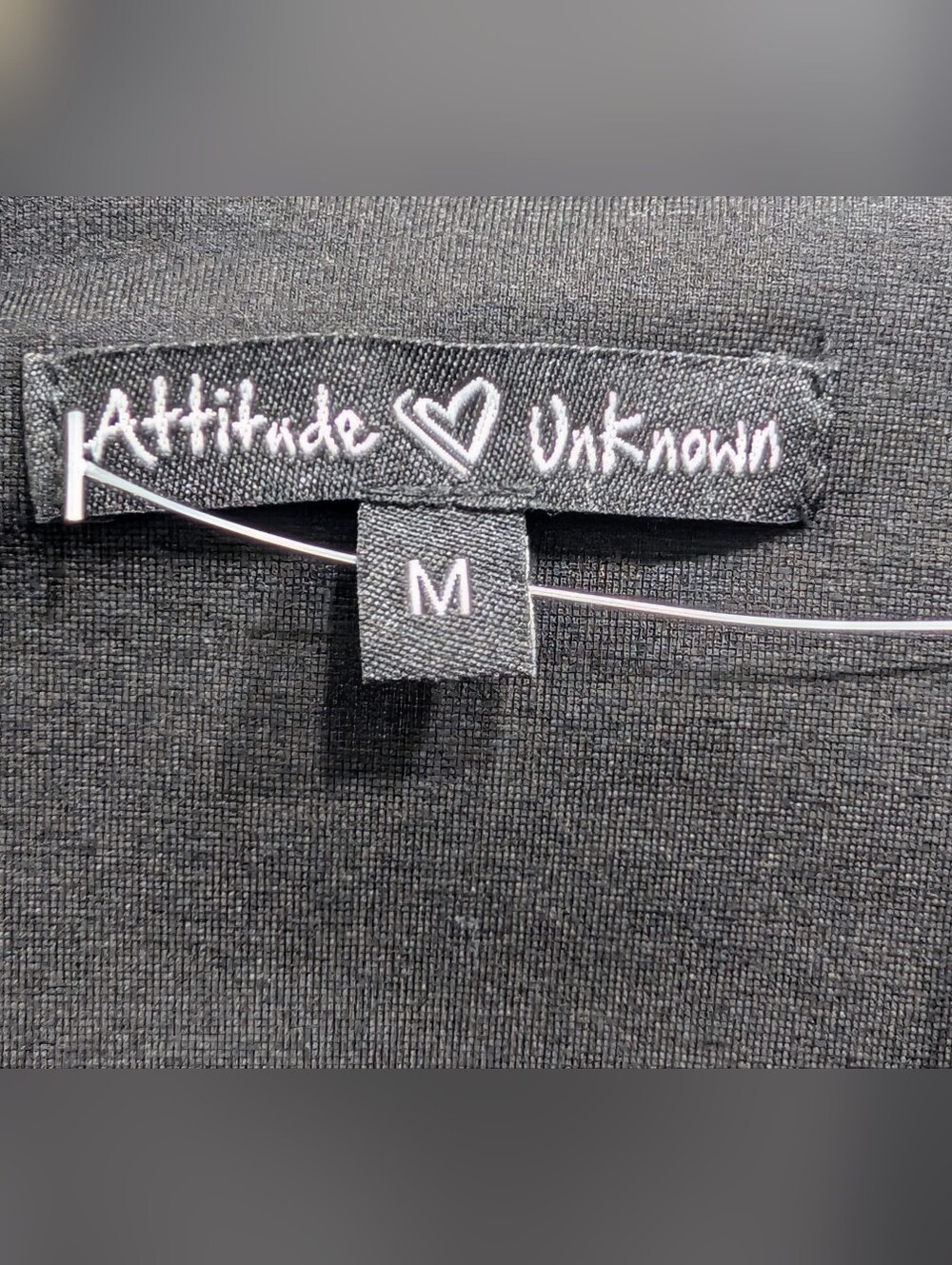 Attitude Unknown Black Gold Button Blazer Size M | Like New - Picture 2 of 4